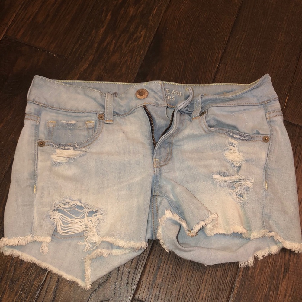 Jean shorts - midi style